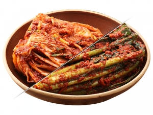 배추김치+돌산갓김...